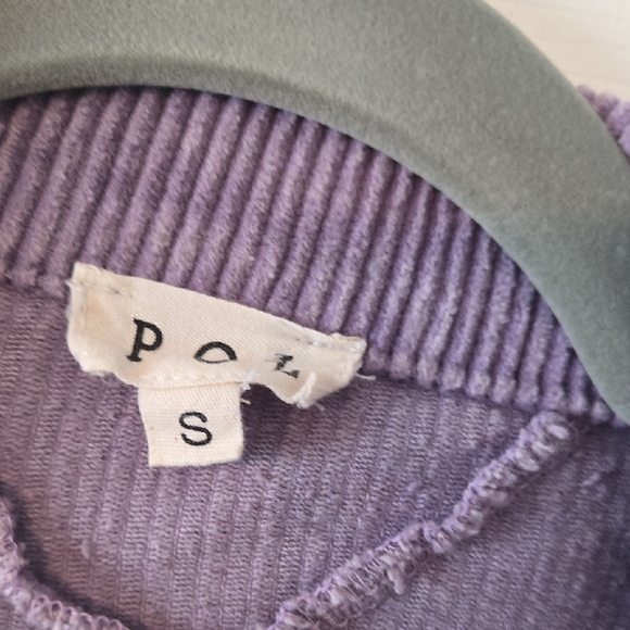 POL Purple Corduroy Jacket with Fringe - Picture 2 of 4